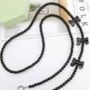 Long Long Crossbody Phone Chain Bow Cellphone Lanyard Kawaii Beads Phone Strap  Phone Accessories