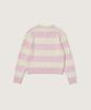 PLAC WOMEN Collared Stripe Knit Light Pink