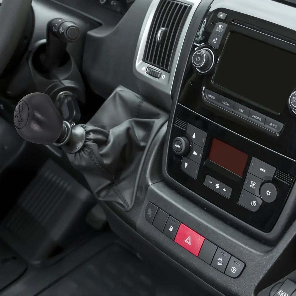 Premium ABS Plastic Shift Knob Cover for Fiat For DUCATO Enhances Interior Look Comfortable Grip 5 Speed Gear Selection