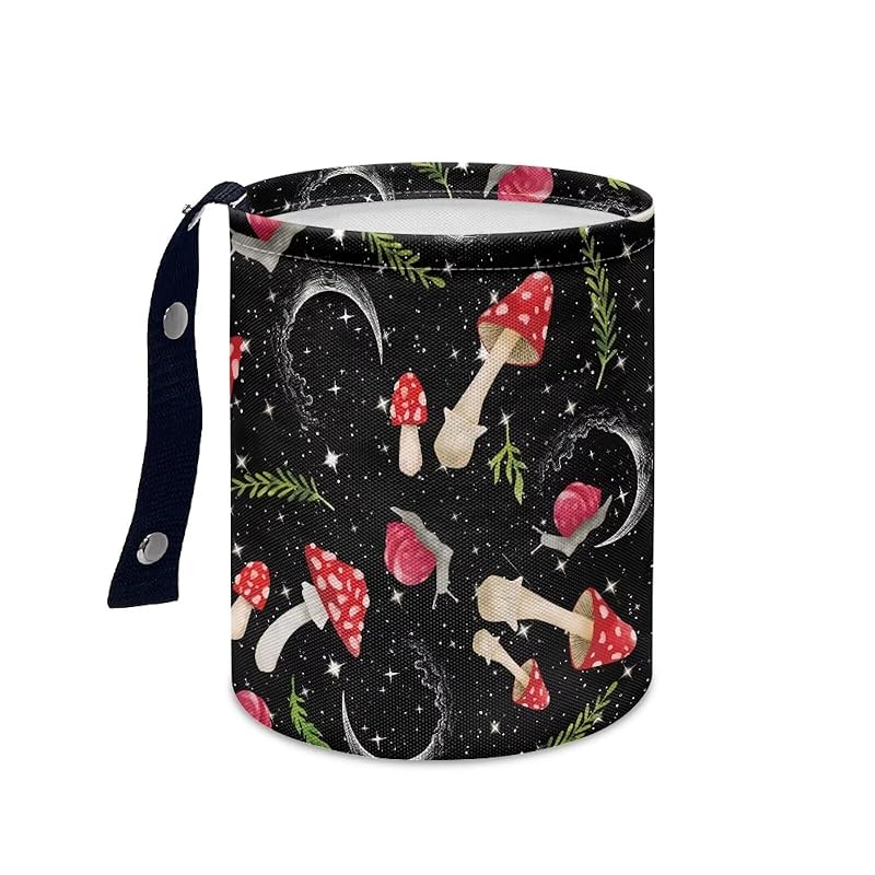 Daisy Cute Collapsible Portable Trash Can for Car Front Seat, Back Seat, Floor, Headrest Rubbish Bin