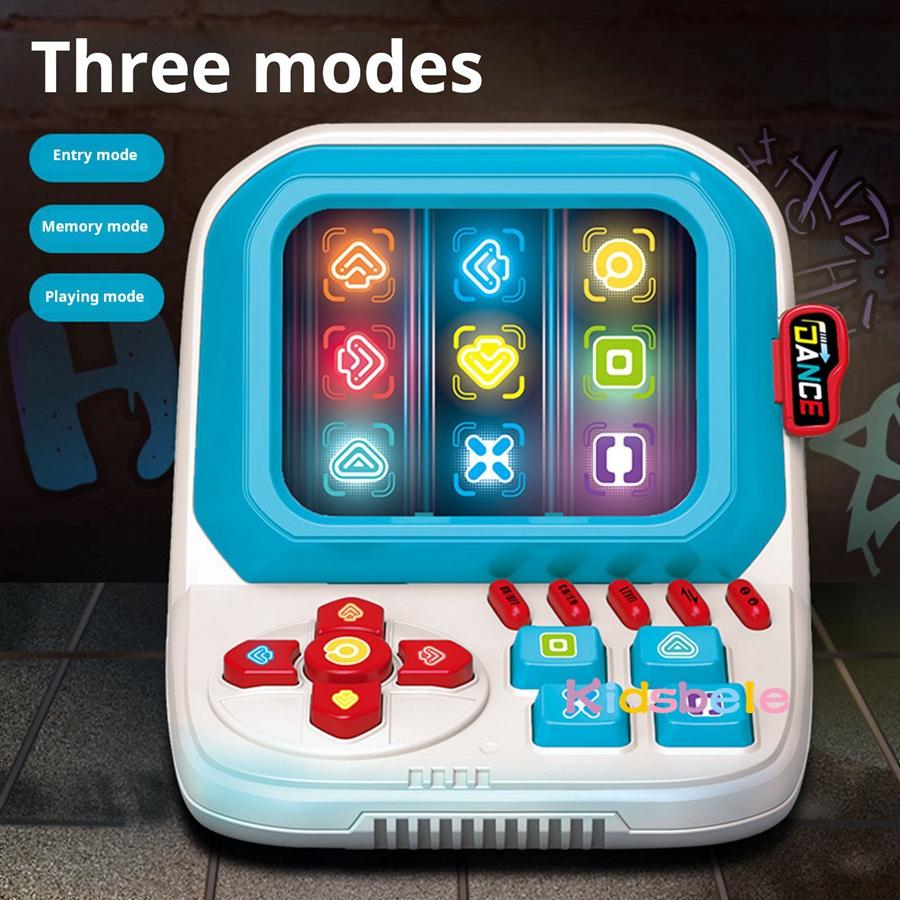 Kids Table Board Music Memory Games Led Light-Up Tablet Finger Dancing Machine For Toddlers Button Press Educational Games