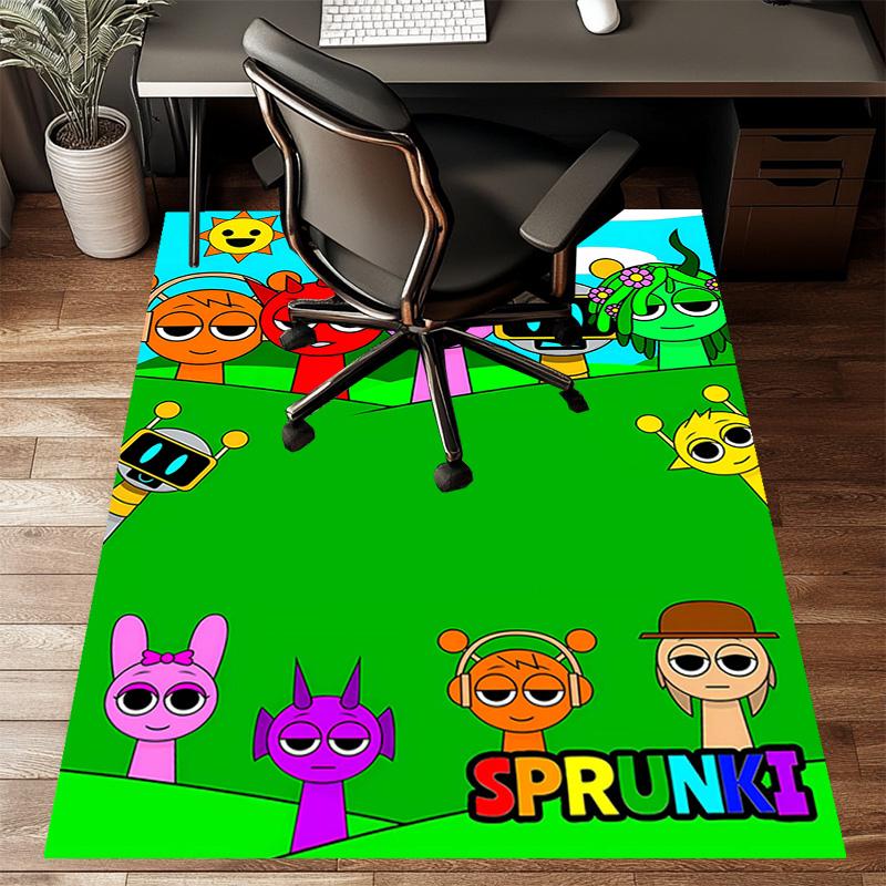 1pc SPRUNKI8 Design Printed Area Rug Carpet for Bedroom Living Room Home Decor Rugs Mat Non Slip Mat Rug for Bedside