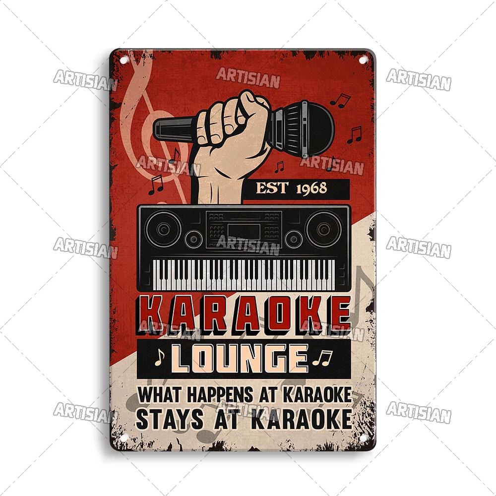 Künstler Musik Tanz Metallposter Trommel Blechschild Instrumentv Dekorative Platte Wanddekor Garage Bar Pub Club Hotel Küche