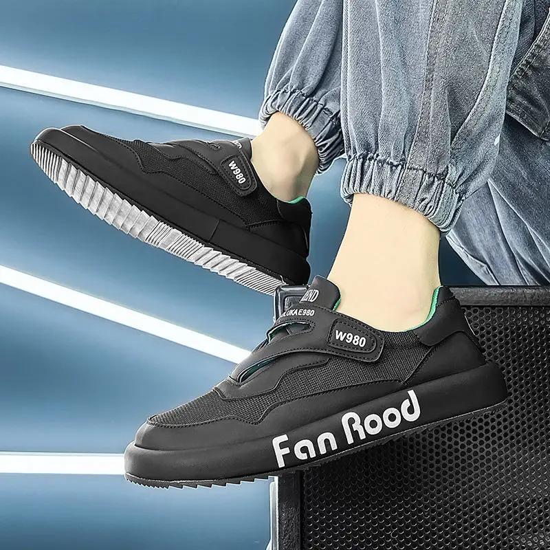 Mesh Men's Vulcanize Shoes Tennis Breathable New In Sneakers Male Slip-ons Korean Style Offer Cheap High Quality Fashion Brand