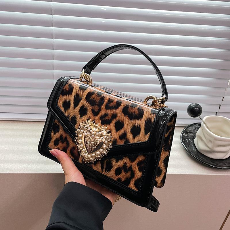 

Новая модная сумка-флип с леопардовым принтом Dolc, портативная, на плечо, мессенджер, трендовая женская сумка жёлтый