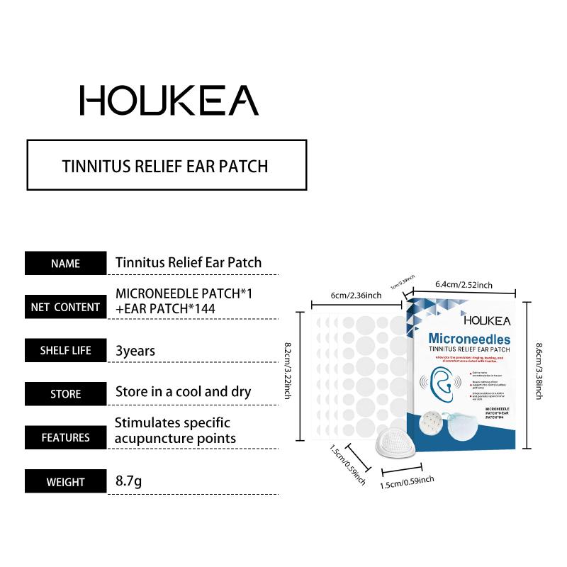 Houkea Ear Care Patch Gentle Ear Care Aid For Ear Cleaning With Herbal Cool Patch