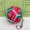 Soccer Ball Keychain Fidget Toy Portable Stress Relief Pendant Multi Team Souvenir Gift Box Decompression Toy For Football Fans