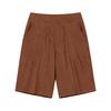 Sommer 2026 High Waist Baumwoll-Leinen Lässige Lockere Shorts mit Taschen