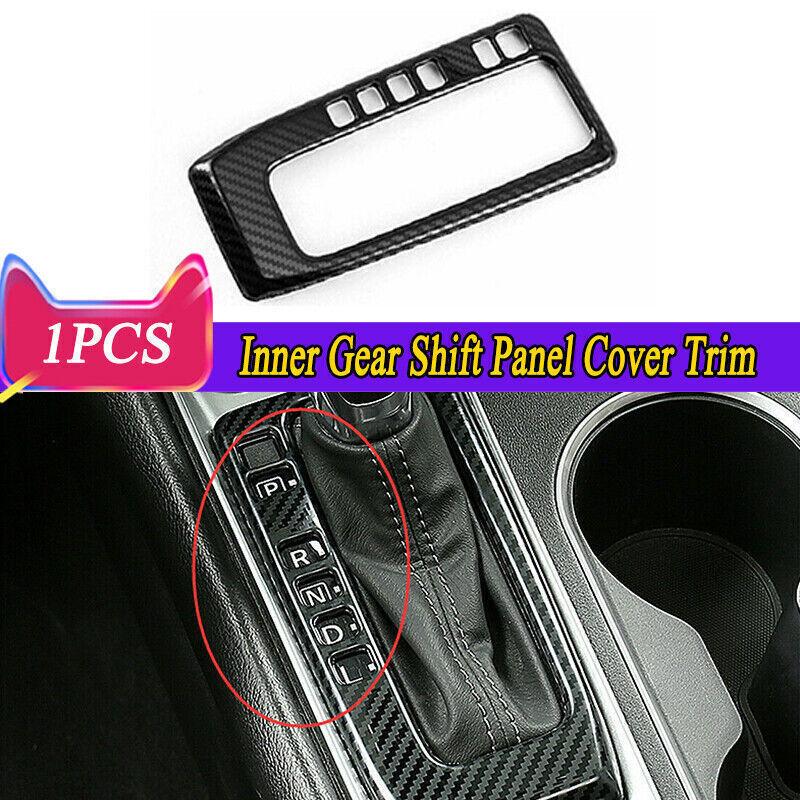 1pcs Carbon Fiber Inner Gear Shift Panel Cover Trim For Nissan Altima -2024