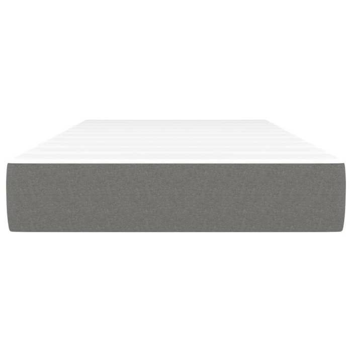 VidaXL Matelas de Lit à Ressorts Ensachés, Matelas à Mémoire de Forme, Matelas de Lit Chambre à Coucher, Gris Foncé 4007142