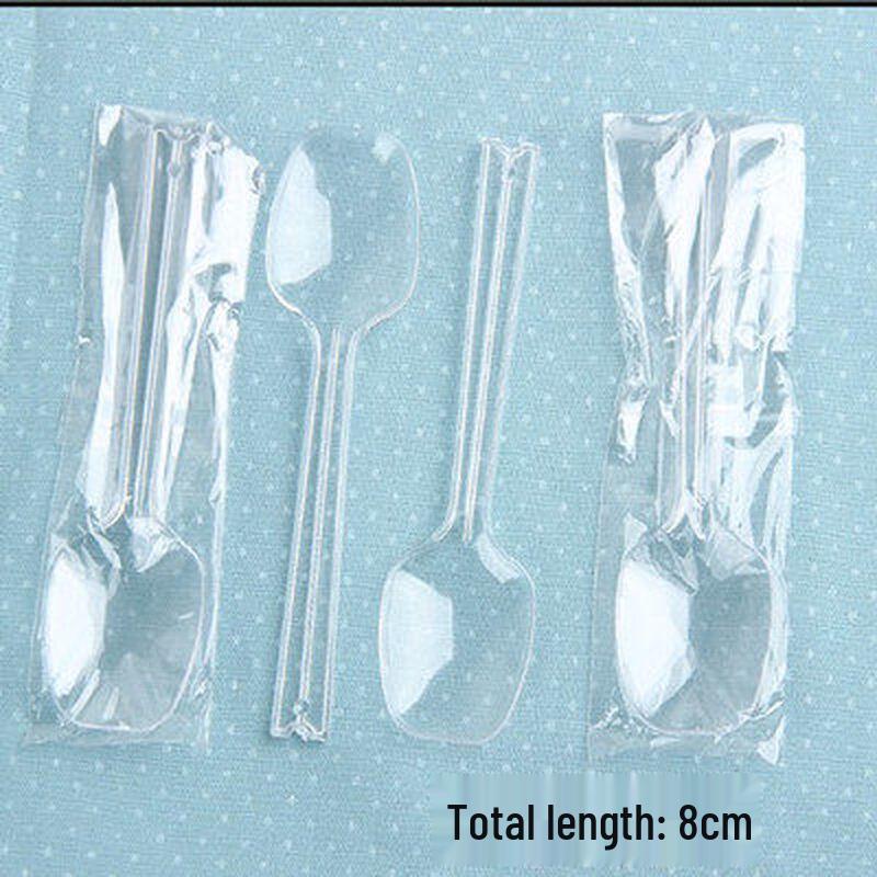 

Disposable Transparent Food Grade Tasting Spoons