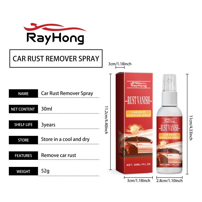 Auto Chrome Cleaner and Rust Remover Spray for Metal Surfaces Effective Maintenance for Paint and Shine
