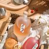 Premium Homemade Fruit Wine Bottles: Sealed, Leak-Proof, Frosted Glass with Large Belly Design