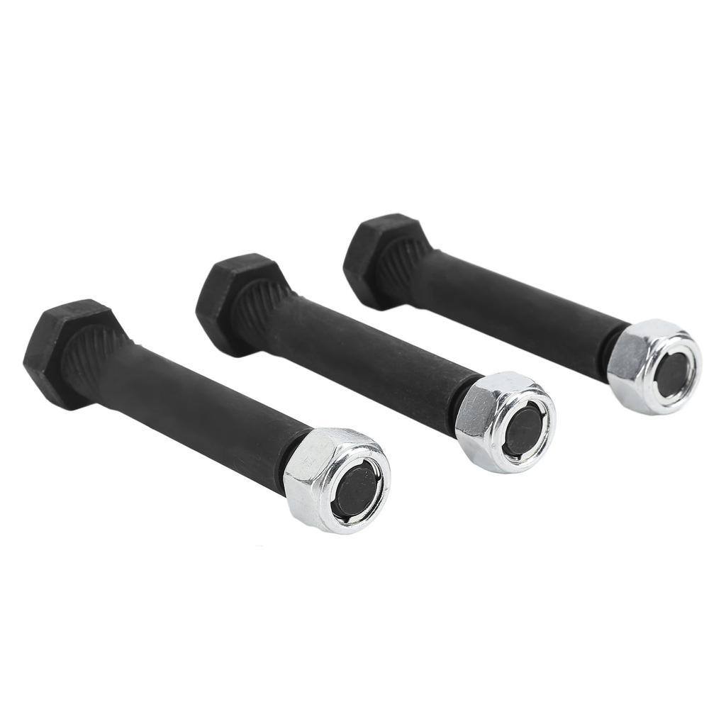 14Pcs Trailer Axle Spring Shackle Screw 9 16 X 3in M11 X 1.25 Thread Steel Greasable Spring Screw for 2000lb 3500lb