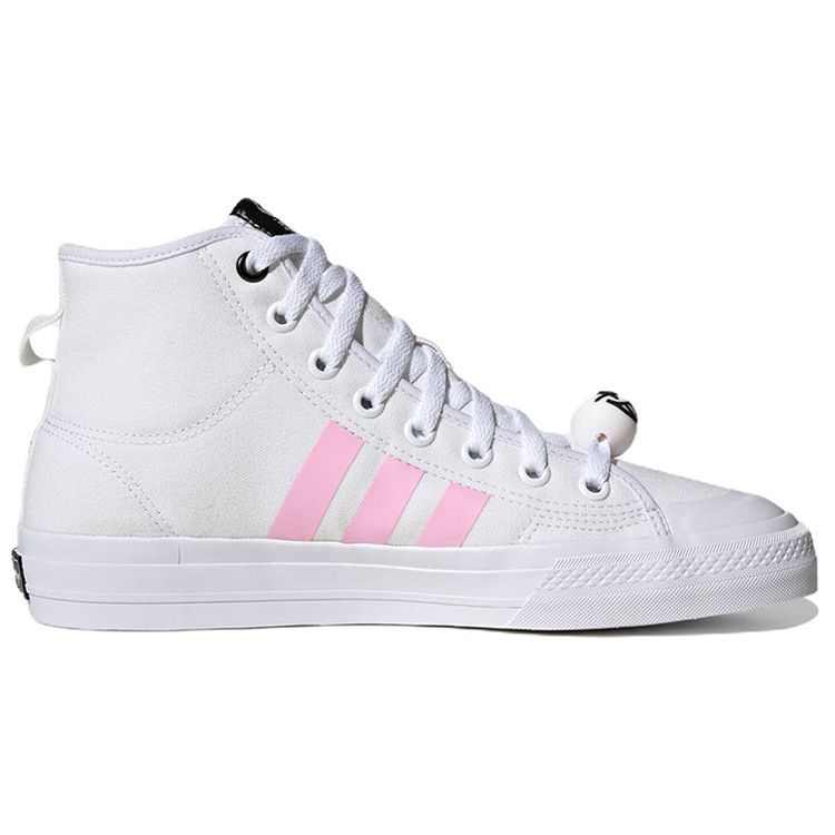 André Saraiva x adidas Nizza High RF Love Union Herren Sneaker Weiß Wolkenweiß Core-Schwarz HQ6861