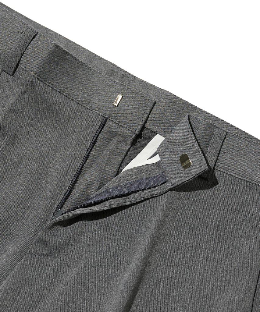 ANALOG MOOD Semi-Wide Slacks (Charcoal)