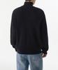 MUSINSA STANDARD Cotton High-Neck Zip-Up [Black]