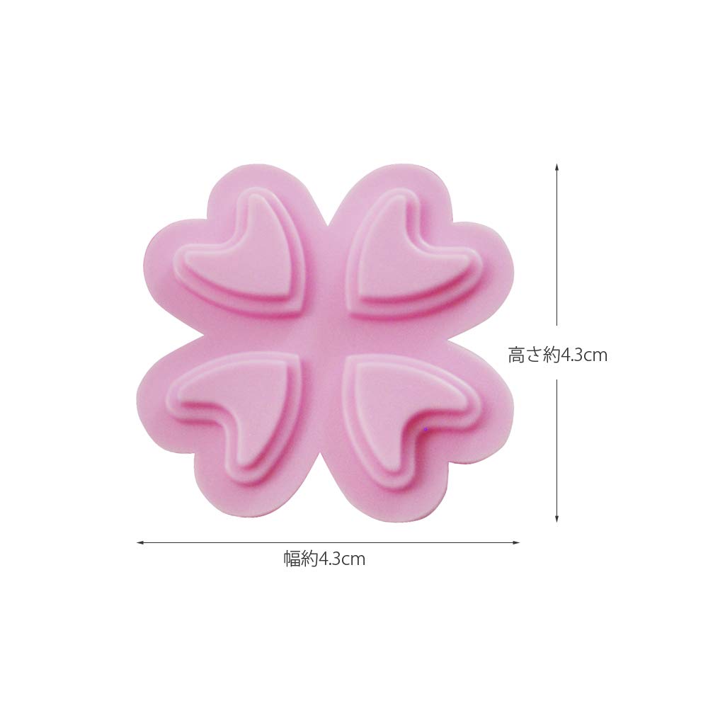 KAI Chocolate Cookie Mold Set of 3 Hedgehog Rabbit Clover COOKPAD Collaboration DL-8005