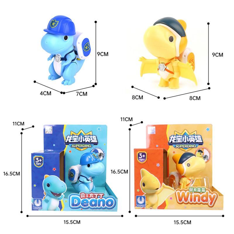 Mini Super Dino ABS Deformacja Dinozaurów Zabawki Figurki Akcji SuperDino Dean/Cera/Ben Zabawka Ratunkowa dla Dzieci Prezent
