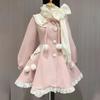 Kawaii Lolita Dantelă Patchwork Rochie Dulce Palton Femei Y2k Estetic Rochii Petrecere Vestidos