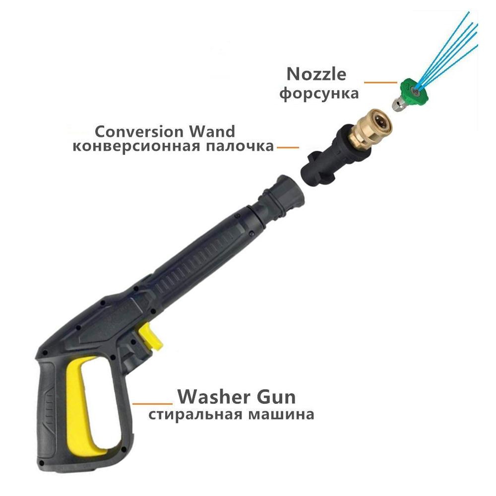 Pressure Washer Karcher Male Adapter G1/4" Quick Release Connector Nozzle for LAVOR Black Decker Bosch Parkside Cleaning Machine