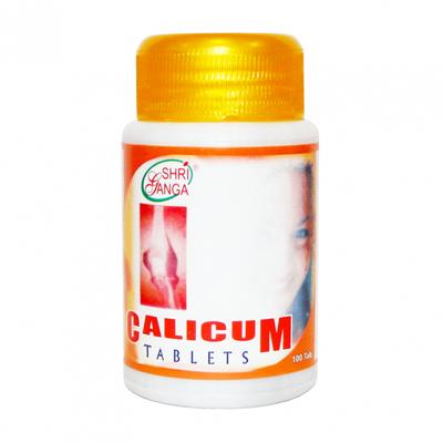 Calicum (100 tab), Compresse di calicum Farmacia Shri Ganga