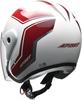 LEAD Motorcycle Jet Helmet APRET White Free Size than (Less 57-60cm)