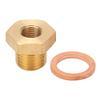 Car High Strength Universal Pressure Temperature Gauge Sender Adapter 1/8in NPT to M14x1.5 Male Auto PartsReplacement Sensors2