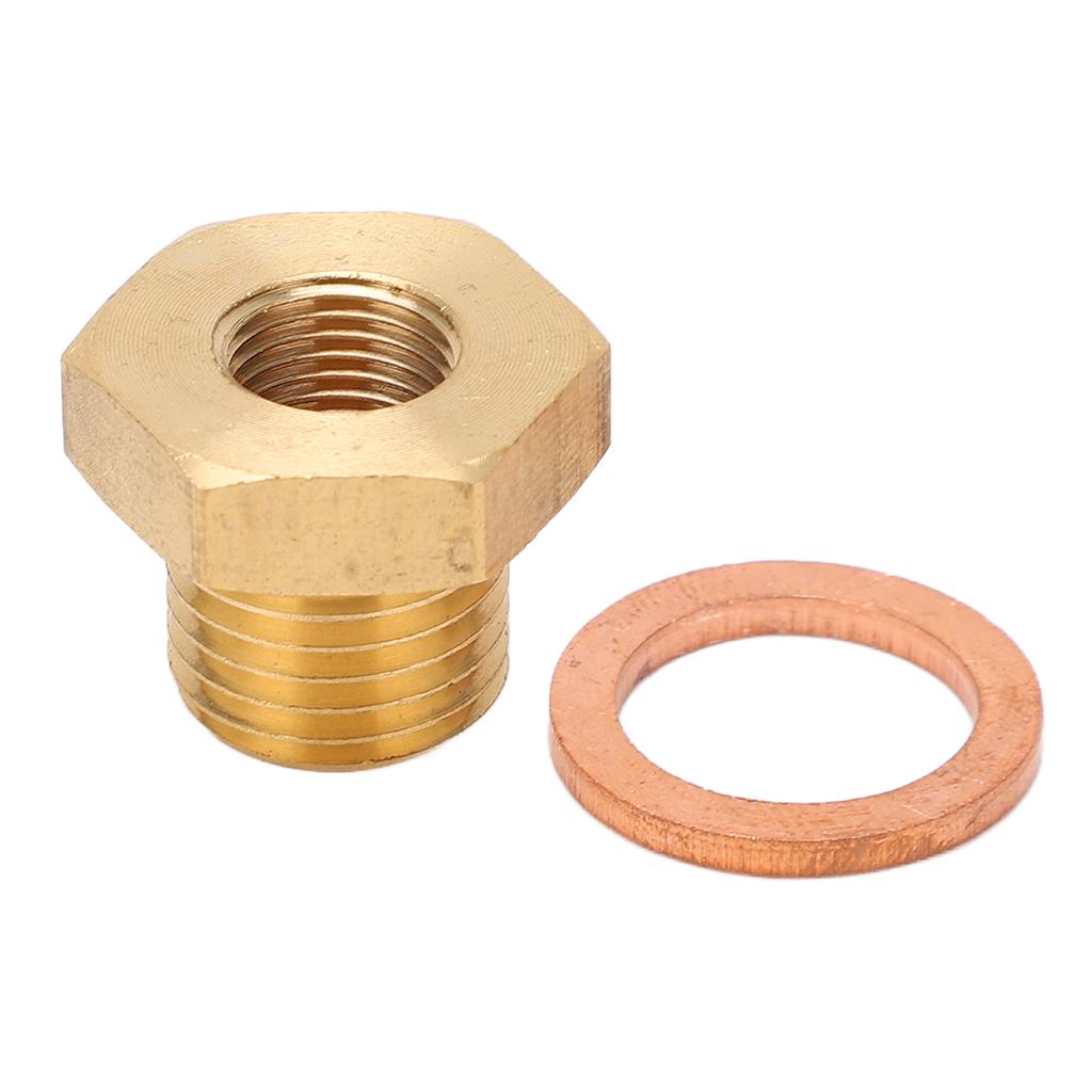 Car High Strength Universal Pressure Temperature Gauge Sender Adapter 1/8in NPT to M14x1.5 Male Auto PartsReplacement Sensors2