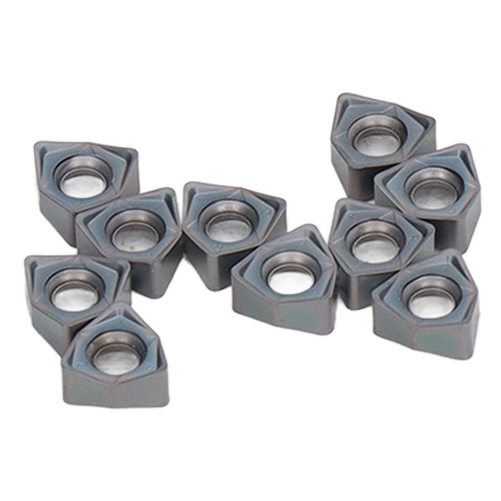 10 Stück Dreheinsatz Hartmetallklinge Drehbankfräser Fräsen CNC Werkzeugset für Maschine