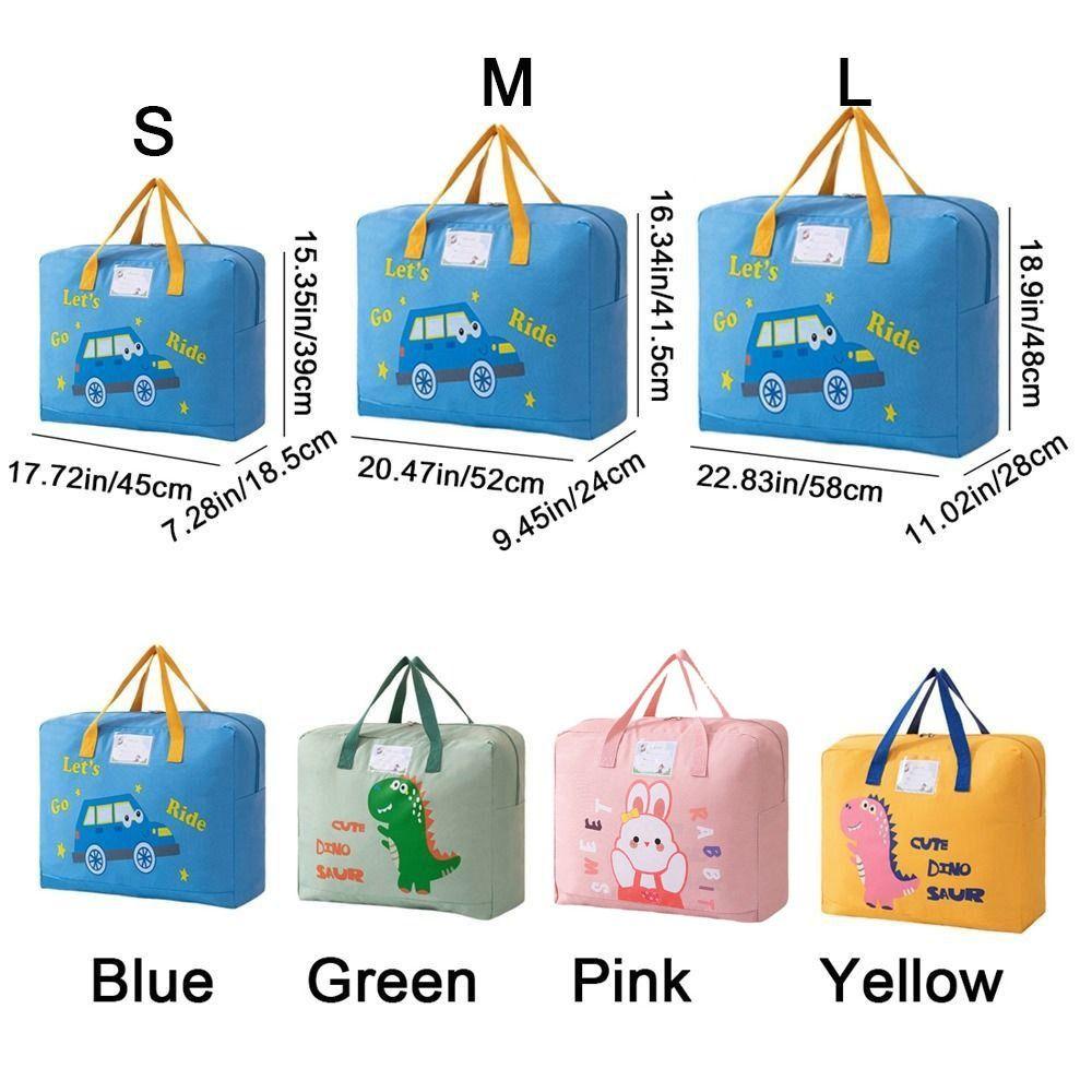 Cartoon Children Quilt Finishing Bag Oxford Cloth Luggage Storage Bag  for Home