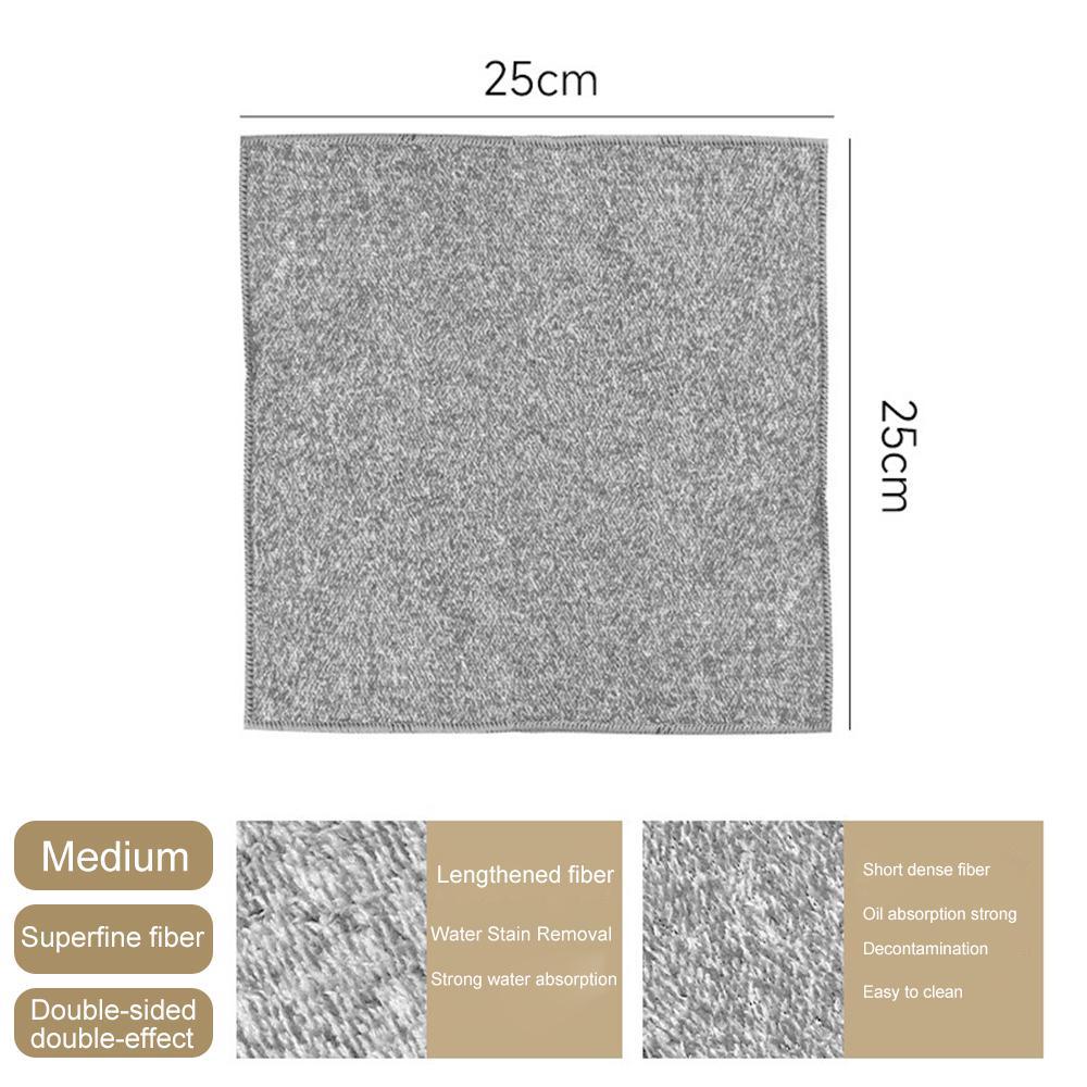 

1 шт. кухонное полотенце из ультратонкого волокна светло-серого цвета, набор салфеток для уборки, впитывающая мягкая и удаляющая пятна ткань, инструменты для мытья автомобиля на открытом воздухе