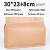 Transparent Octagonal Kraft Paper Stand-Up Pouch