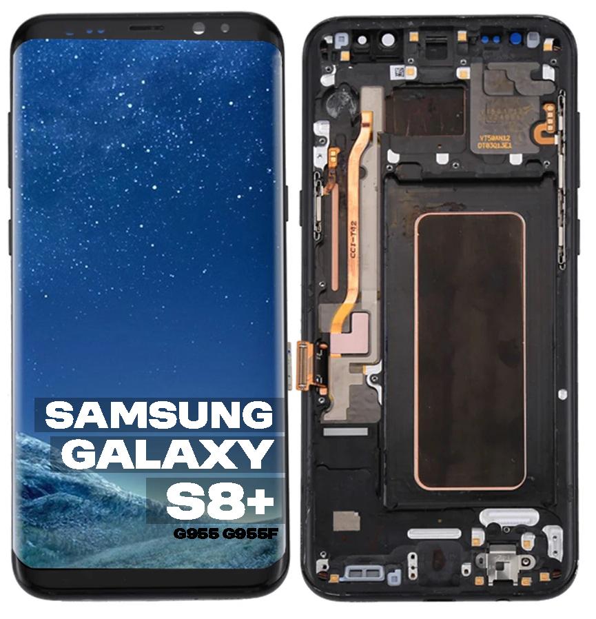 LCD-Display + Touchscreen Samsung Galaxy S8 Plus G955 G955F Incell Schwarzer Rahmen