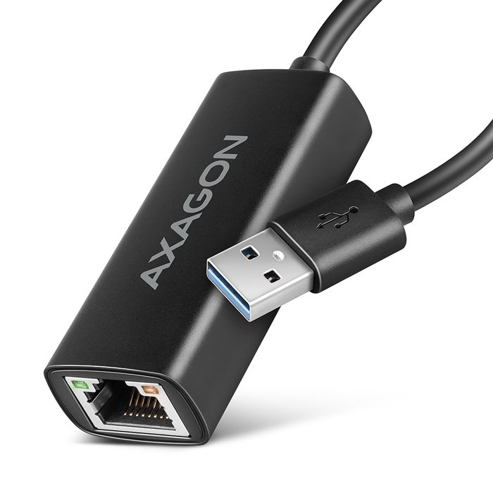 Adaptateur USB-A vers Gigabit Ethernet - AXAGON - ADE-AR - Plug and Play - 1 port Ethernet - Noir