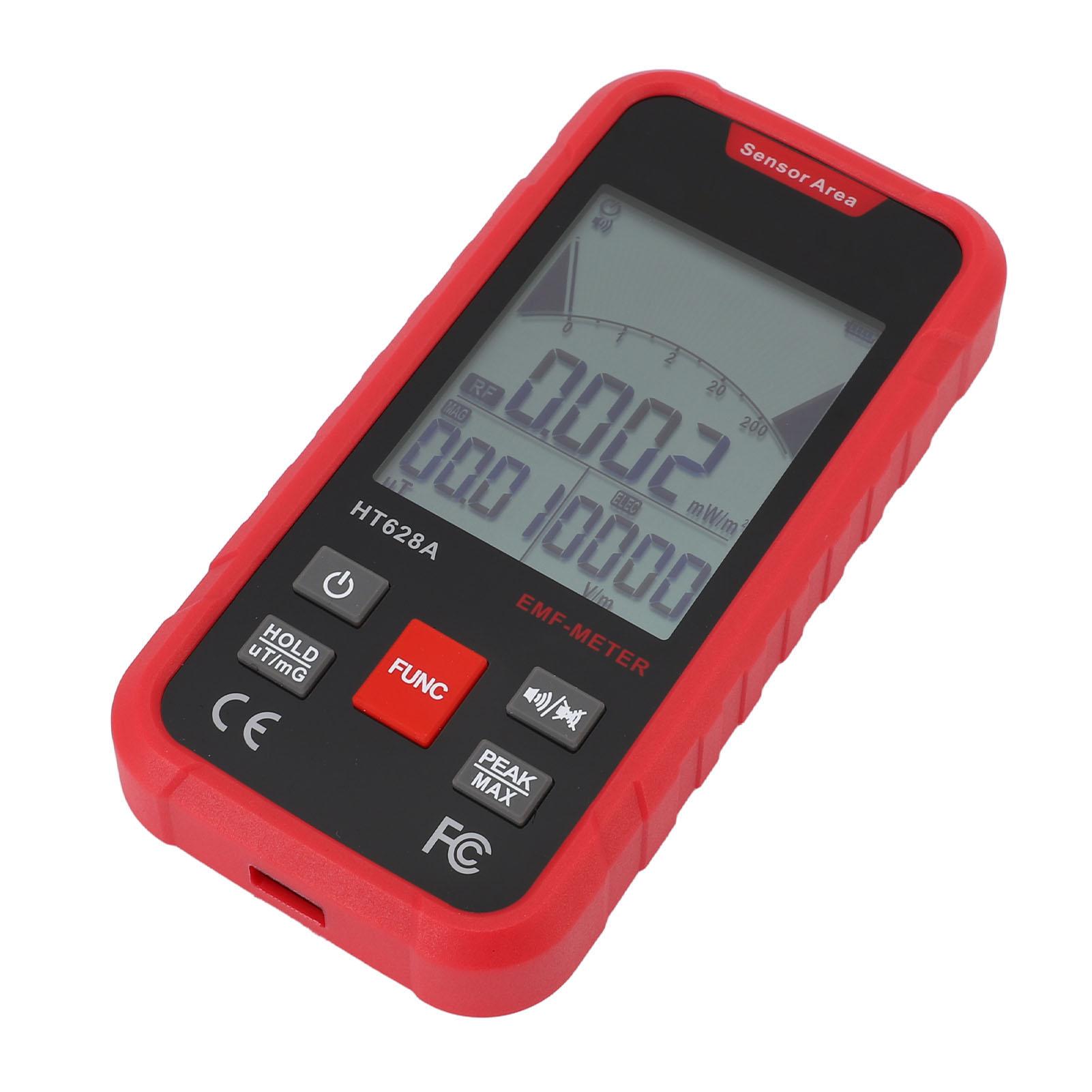 

Измеритель электромагнитных полей 3 в 1 Многофункциональный 3-цветный дисплей с подсветкой Электромагнитный