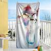 Football Legend Action Beach Towel Soft Durable Quick-Dry Comfortable Lightweight