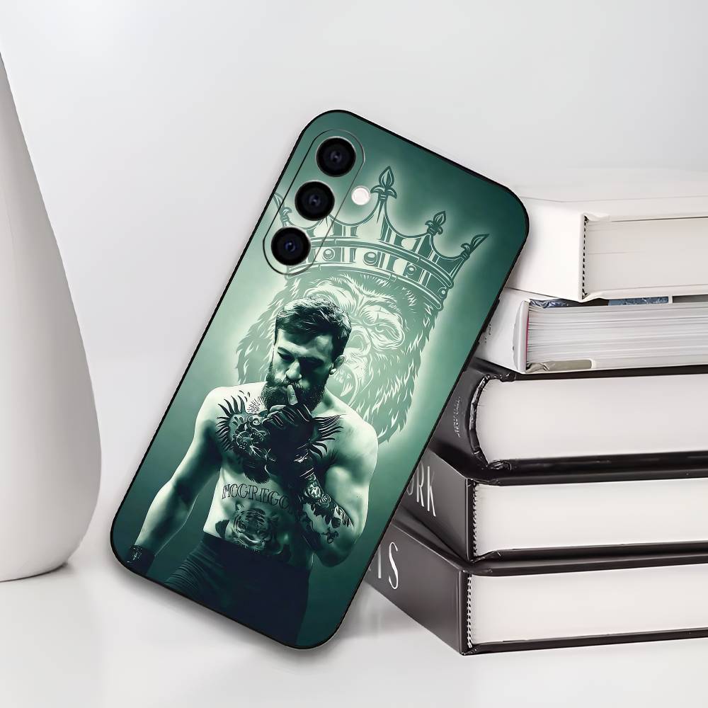 Boxen C-CONOR M-McGregor Handyhülle Für Samsung Galaxy A73,A72,A71,A70,A53,A52,A51,Weiche Silikon Schwarze Hülle