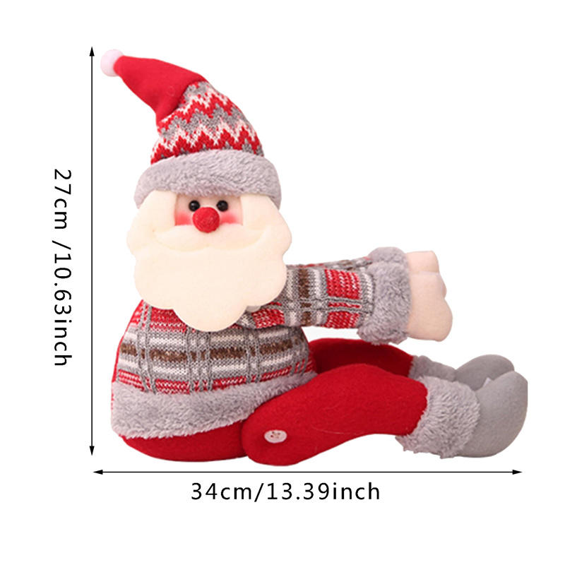 Christmas Curtain Buckle Tieback Santa Claus Elk Snowman Shape Curtain Tiebacks Curtain Fastener Buckle Christmas Home Decor