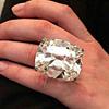 Large Square Cubic Zirconia Finger Ring Luxury Women Proposal Wedding Jewelry