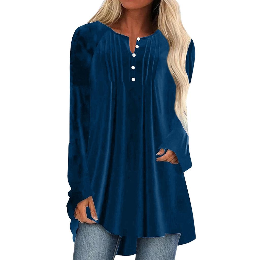 Lässiger Pullover mit V-Ausschnitt und Halloween-Print für Damen