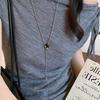 Spotted Tiger Eye Stone Mushroom Brown Heart Star Cross Flower Pendant Long Clavicle Chain Necklace Women Exquisite Accessories