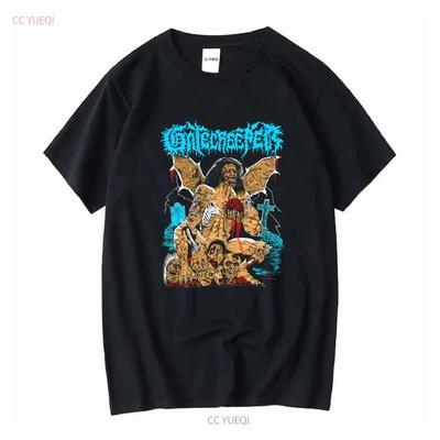 GATECREEPER HEADSPLIT T-shirt Coton T-shirt Toutes tailles YA1017 vintage Lavé streetwear Vêtements de créateur stylés Décontracté Légèrement