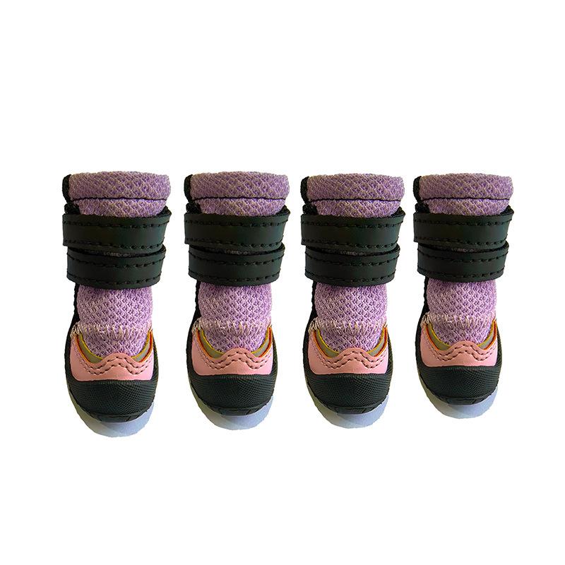 26 Years Outdoor Small Dog Shoes Teddy Bichon Schnauzer Summer Breathable Anti-scalding Feet Wear-resistant Pet Dog Shoes