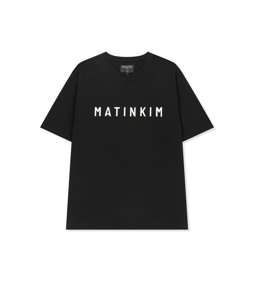 Mattengkim Applique Felt Logo Top For Men In Black