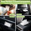 4 Packs 200 Car Tissues - Car Tissue Refill 3-Ply 50 Sheets Fit For Visor Napk Holder Long-Lasting Travel Ultra-Soft And Smooth Gift For Vehicle