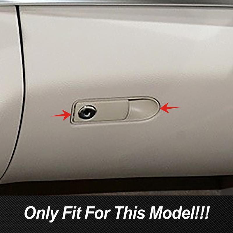 For Mercedes Benz C Class W205 GLC X253 2015-2018 Car Copilot Glove Box Switch Frame Decoration Sticker Interior Accessories