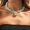 Collana a Catena con Pietra Imitazione Perla Romantica Y2K Ingemark per Donna Tendenza 2026 Choker con Ciondolo Cuore d'Amore Boho Gioielli da Matrimonio