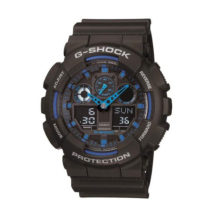 Casio GA-100-1A2 Men s G-Shock Quartz Black/Blue