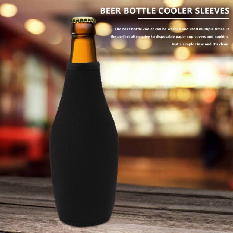 Fundas Enfriadoras de Botella de Cerveza de Neopreno Cubierta Protectora Aislante para Bebidas Se Adapta a Botellas de Bebida de 330 ml